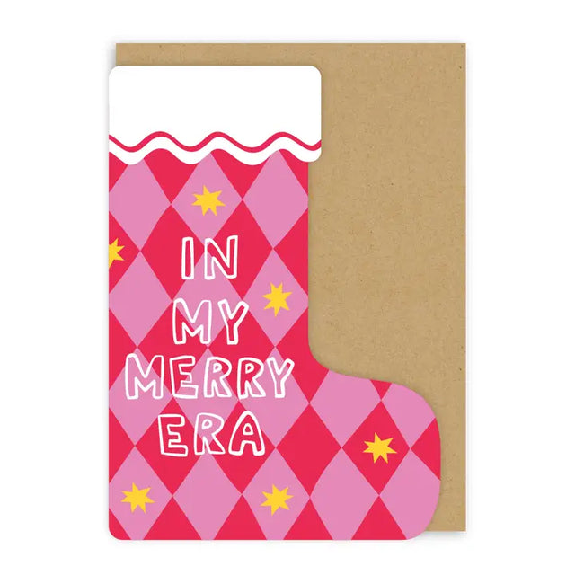 Merry Era Stocking Card