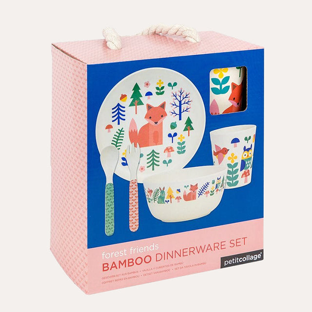 Forest Friends Bamboo Dinnerware Set