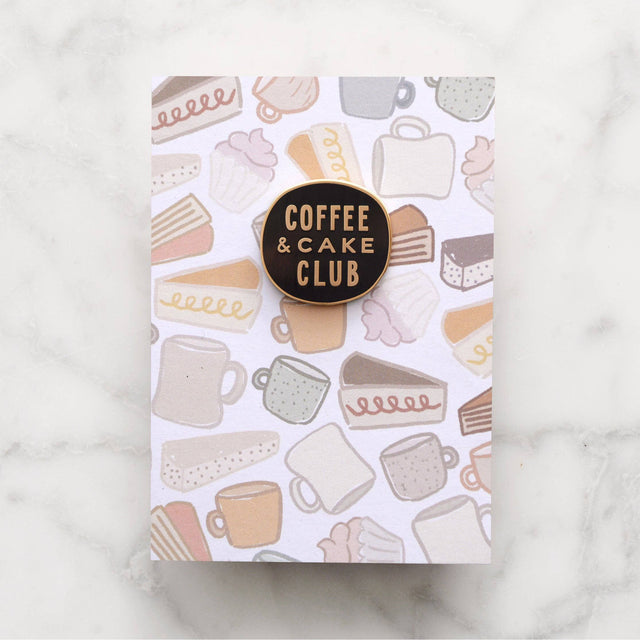 Coffee & Cake Club Pin