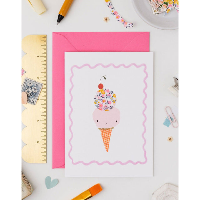 Liberty Ice Cream Birthday Card