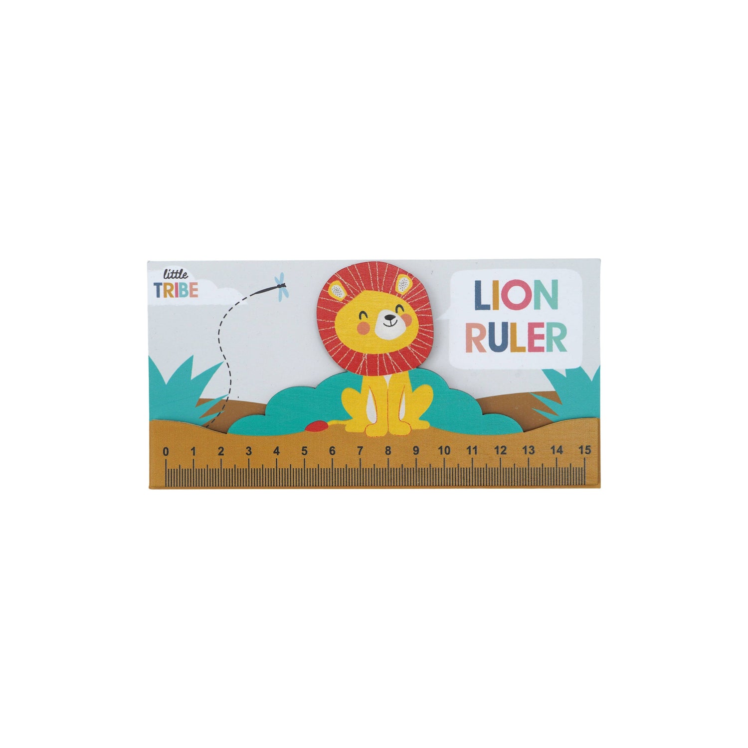 Wooden Lion Ruler
