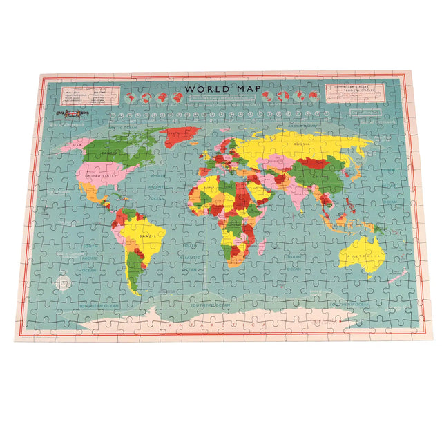 Large World Map Jigsaw