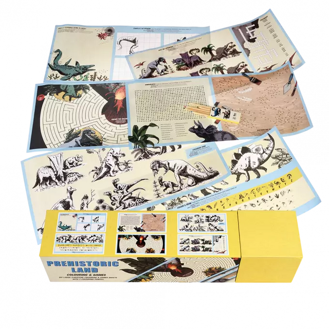 Prehistoric Land Dinosaur Activity Set