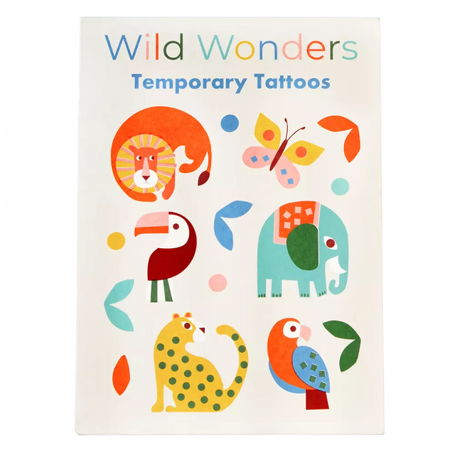 Wild Wonders Temporary Tattoos