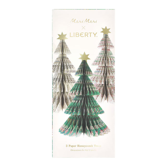 Meri Meri x Liberty Paper Honeycomb Trees