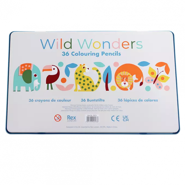 Wild Wonders Set Of 36 Pencils