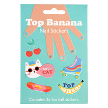 Load image into Gallery viewer, Top Banana Nail Stickers