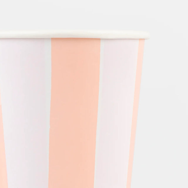 Pastel Stripe Cups