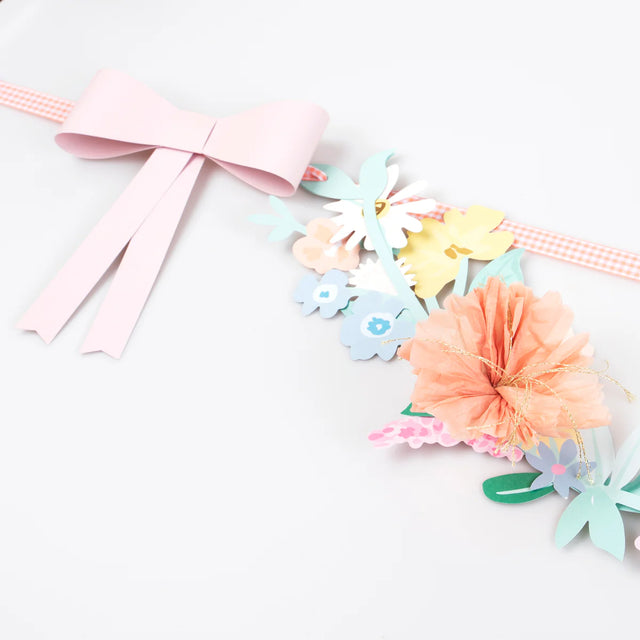 Flower & Bow Garland