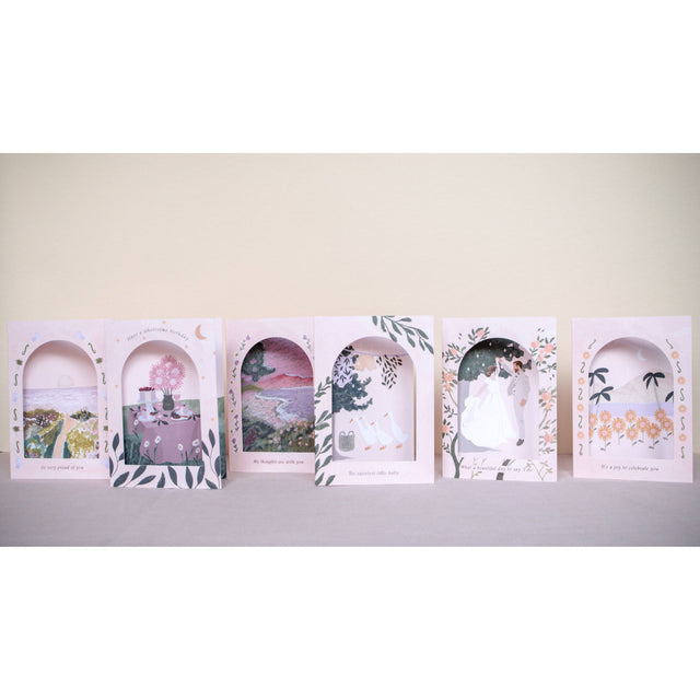 Happy New Home Arch Window Moving Card