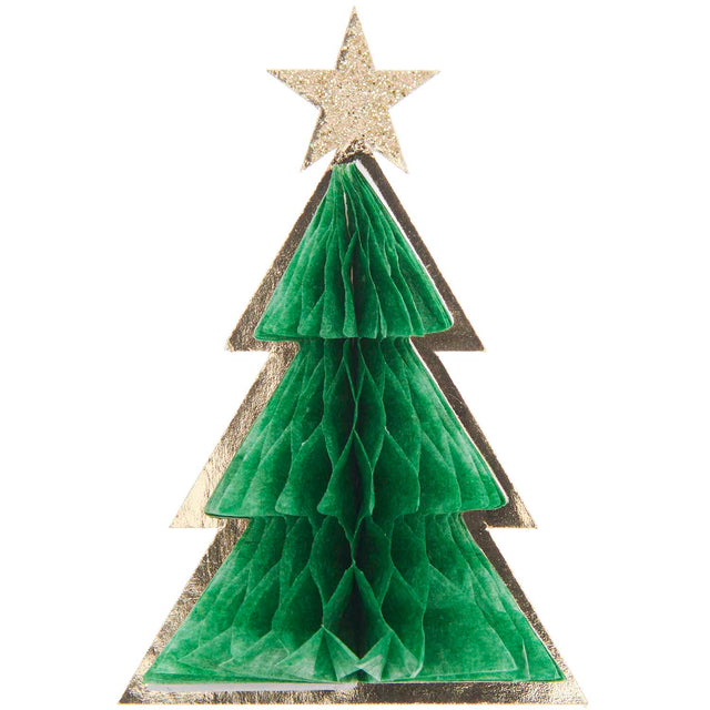 Honeycomb Christmas Tree Stickers