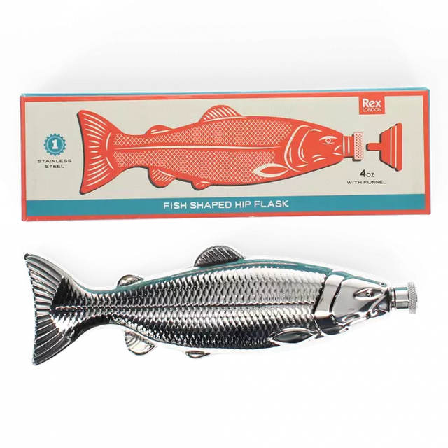 Fish Shaped Hip Flask