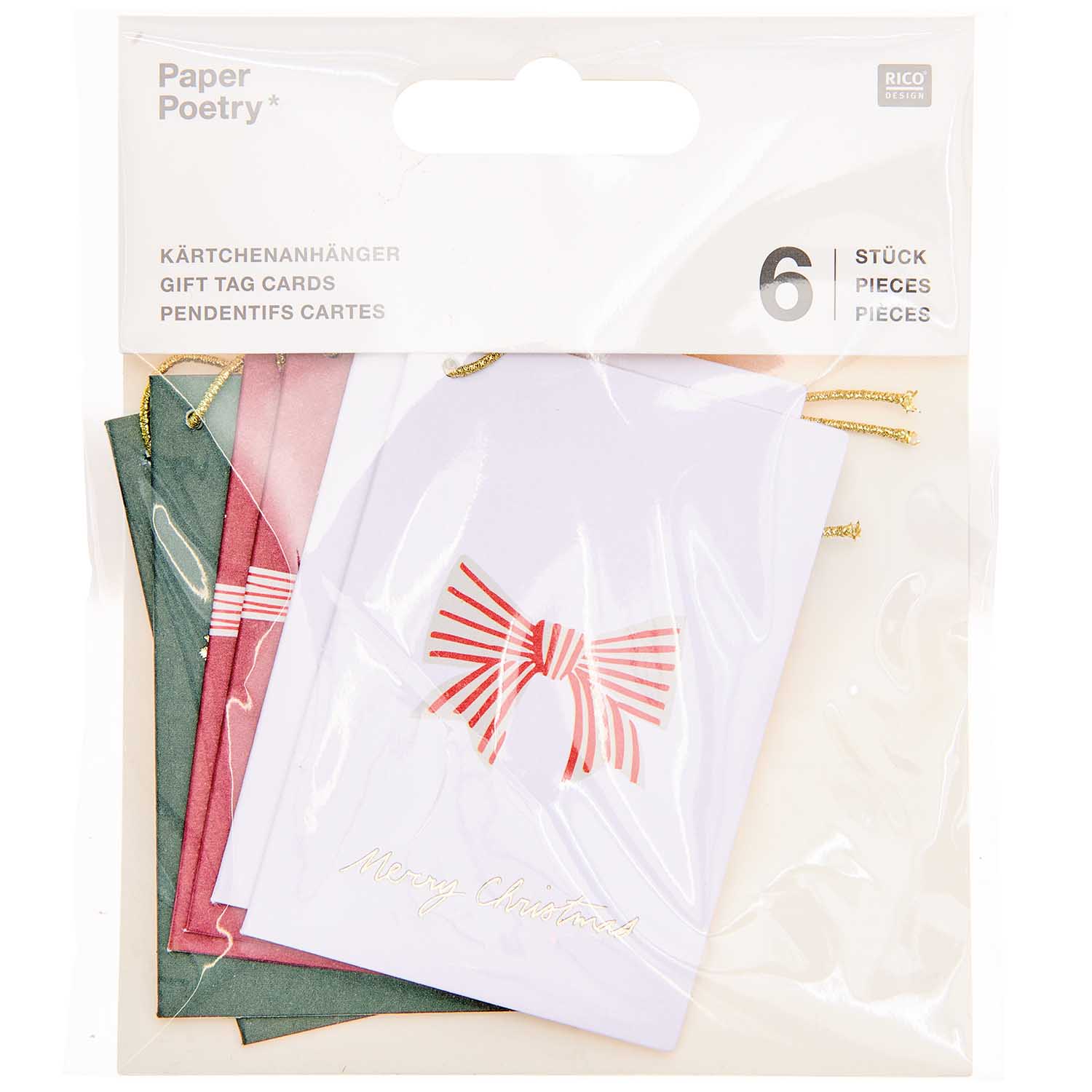 Bow Christmas Gift Tags