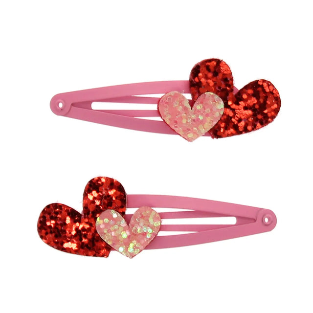 Love Hearts Hair Clips
