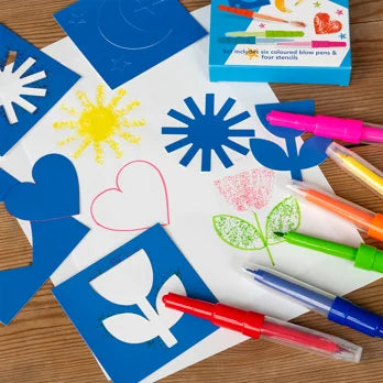 Magic Rainbow Blow Pens