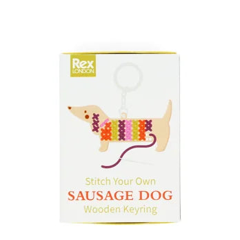 Stitch Your Own Keyring: Sausage Dog