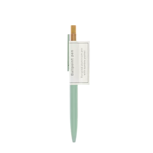 Recycled Ball Point Pen: Mint Green