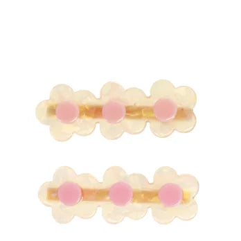 Daisy Resin Hair Clips