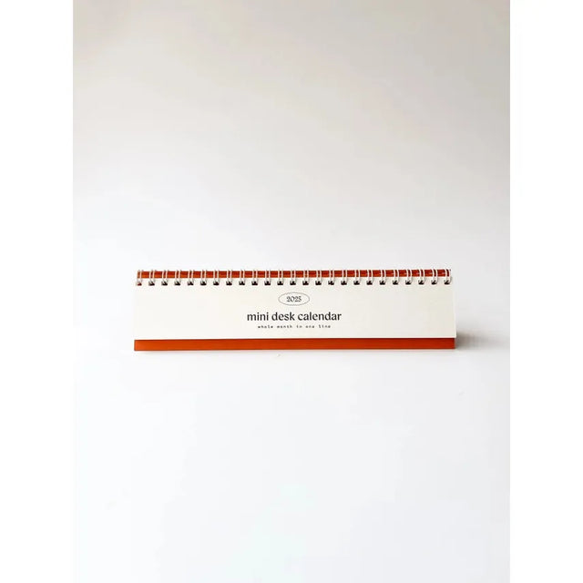 2025 Mini Rust Desk Calendar