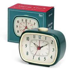 Petrol Blue Alarm Clock