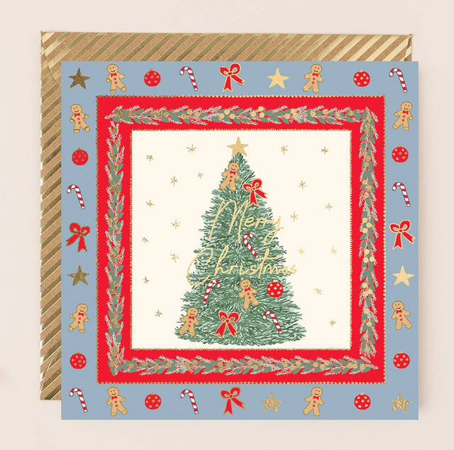 Christmas Tree Border Card