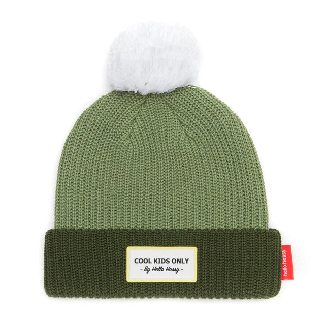 Khaki Fleeced Cool Kids Only Beanie