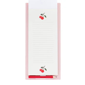 Cherry Magnetic Shopping List Pad