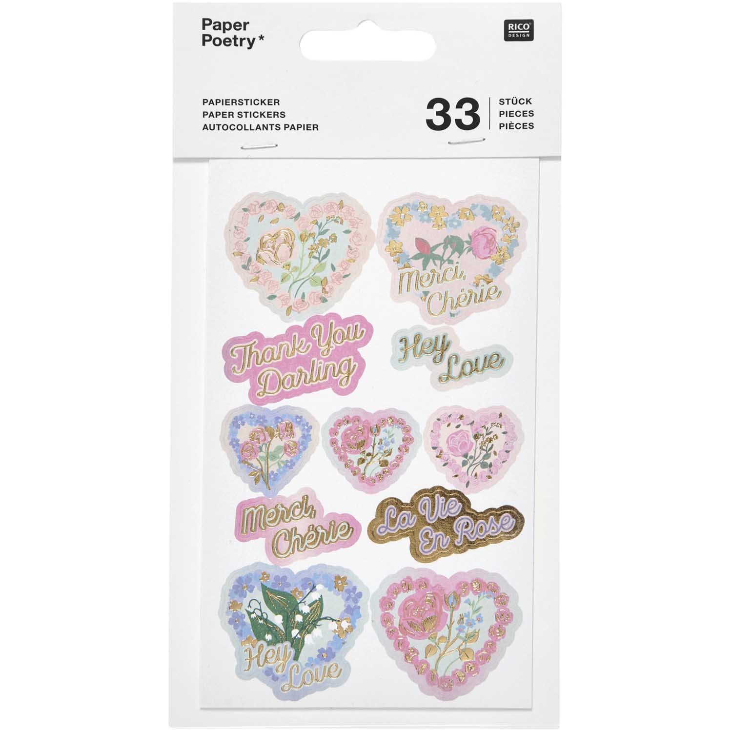 La Vie En Rose Stickers