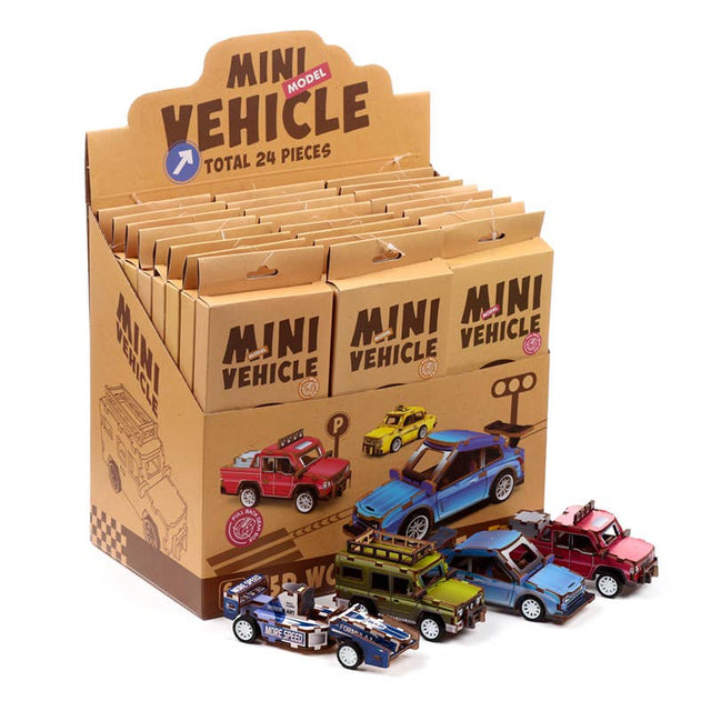 Mini 3D Vehicle Wooden Puzzles