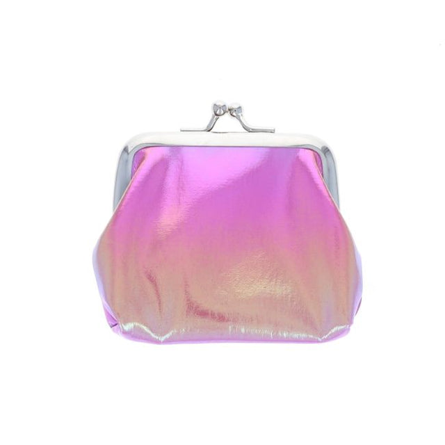 Iridescent Pink Coin Purse