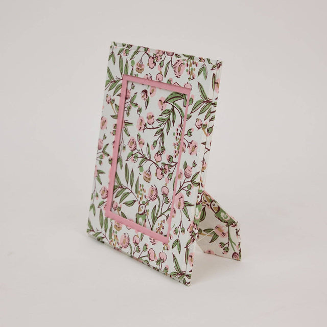 Song Birds Blush Block Printed Picture Frame (5x7)