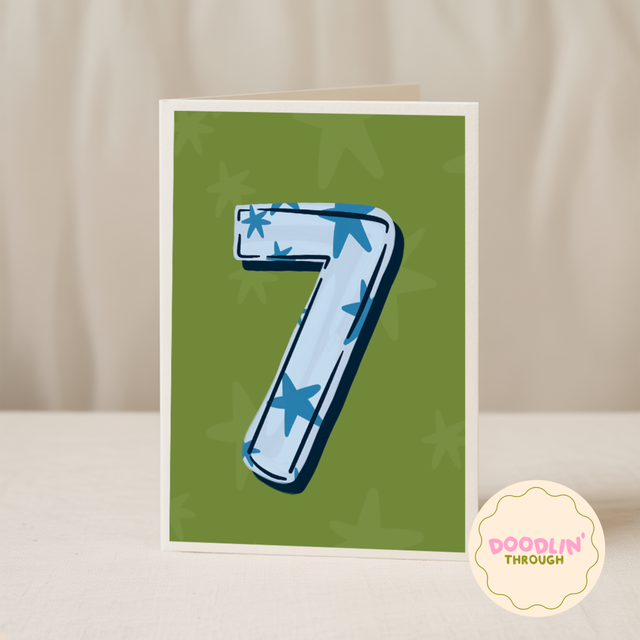 Age 7 Card