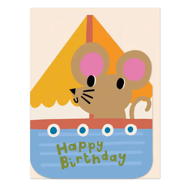 Mini Birthday Boat Card