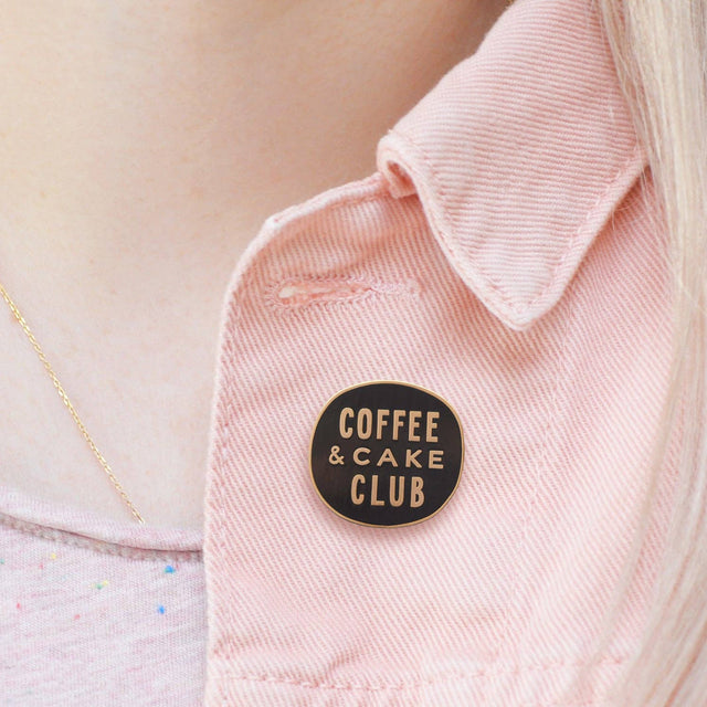 Coffee & Cake Club Pin
