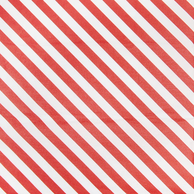 Red Candy Stripe Tissue Paper