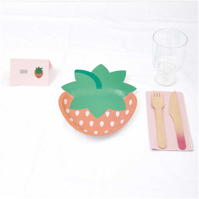 Strawberry Paper Plates