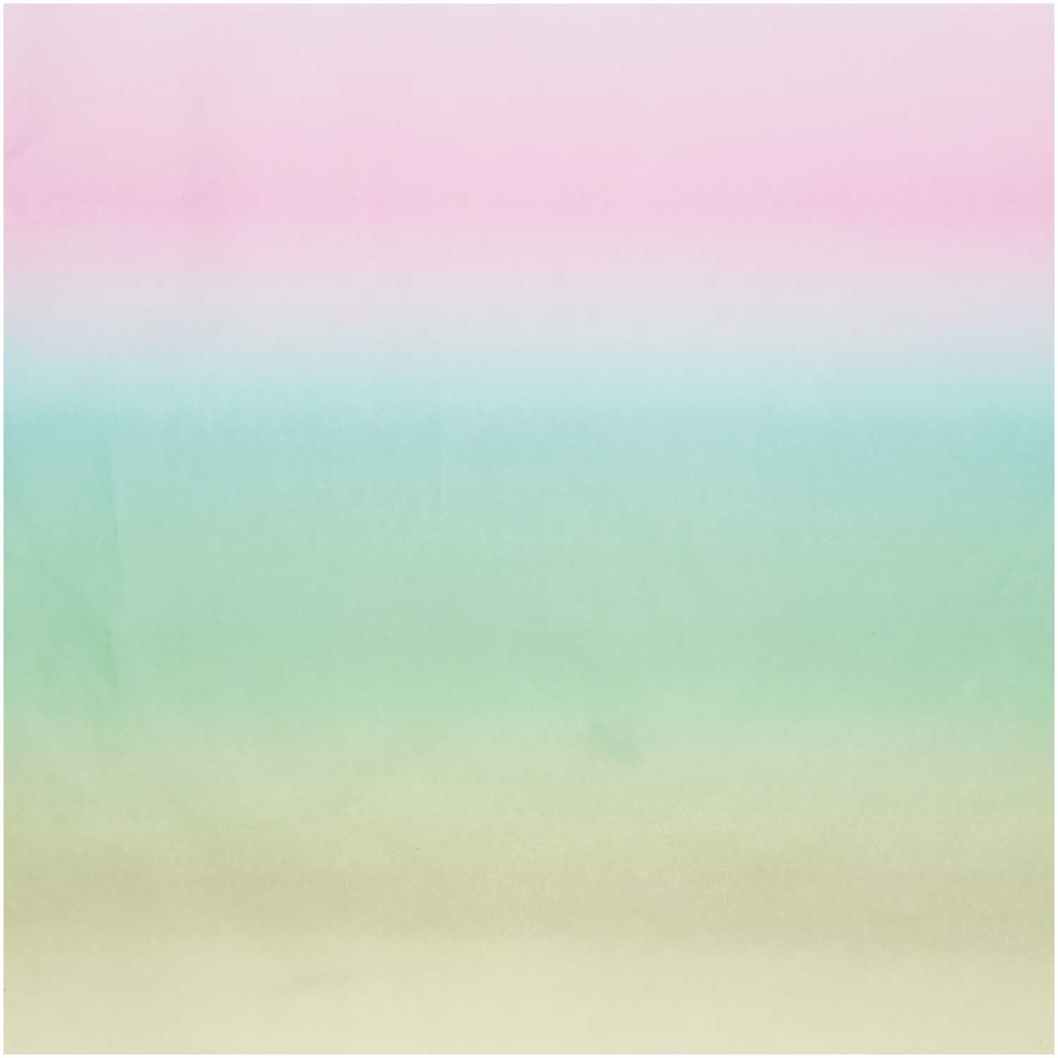 Turquoise Gradient Tissue Paper