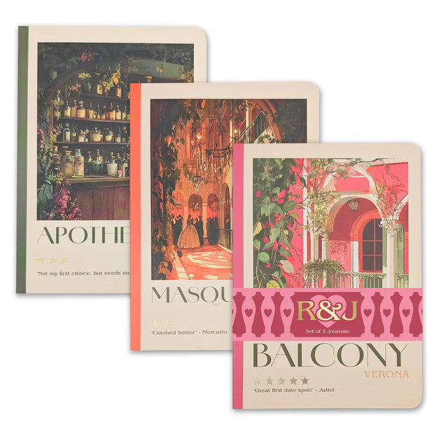 Romeo & Juliet Set of 3 Journals