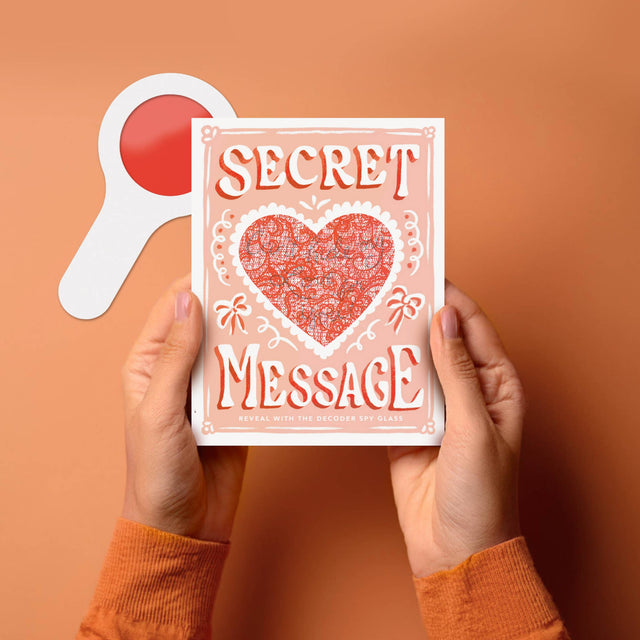 Can't Hide My Love - Secret Message Card
