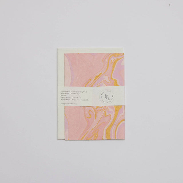 Marshmallow Marble Card