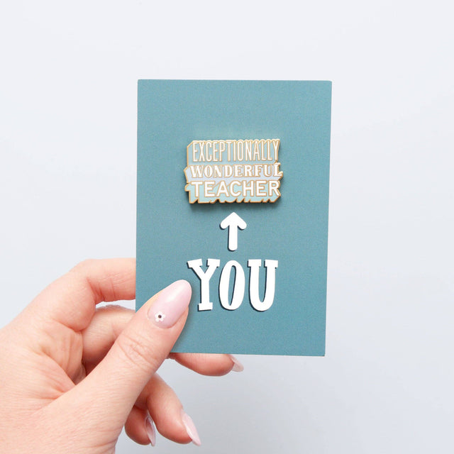 Exceptionally Wonderful Teacher Pin