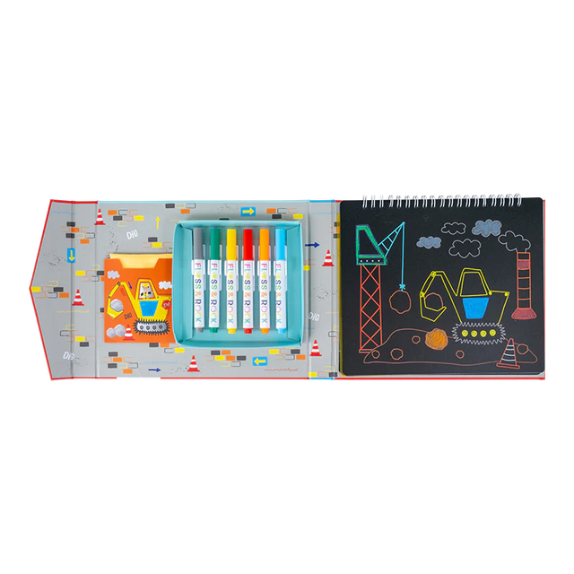 Construction Chalk Board Sketchbook