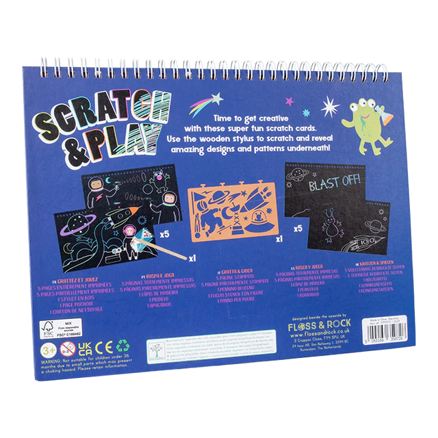 Space Scratch & Play Pad