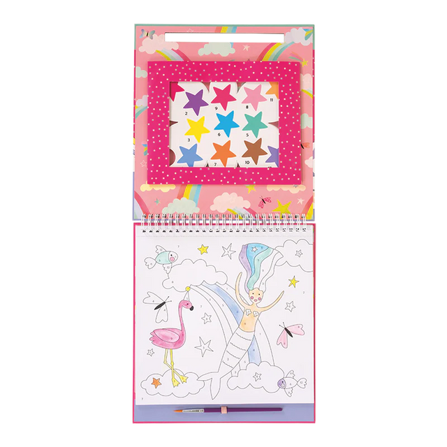 Fantasy Paint By Numbers Pad