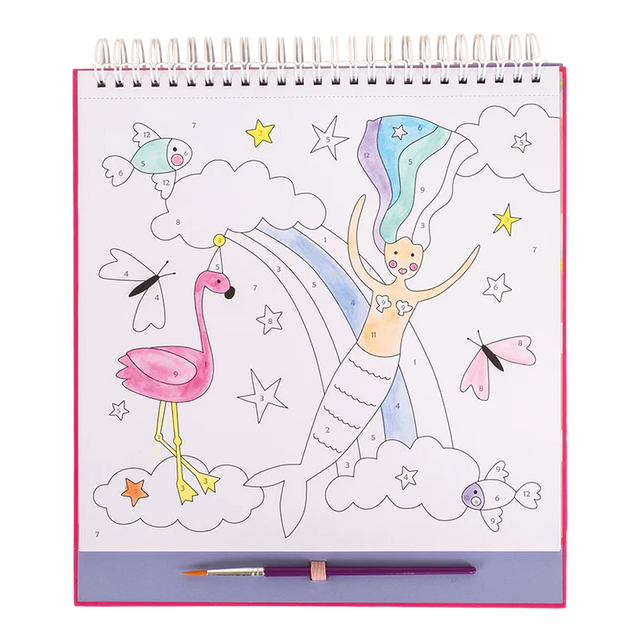 Fantasy Paint By Numbers Pad