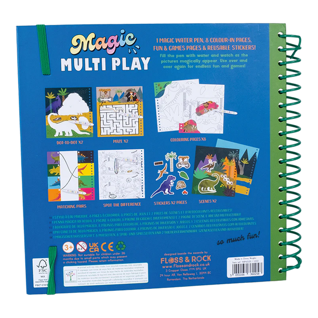 Magic Multi Play Book: Dinosaur