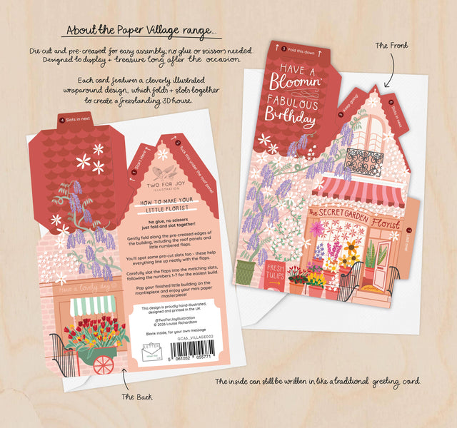 Florist 3D Card