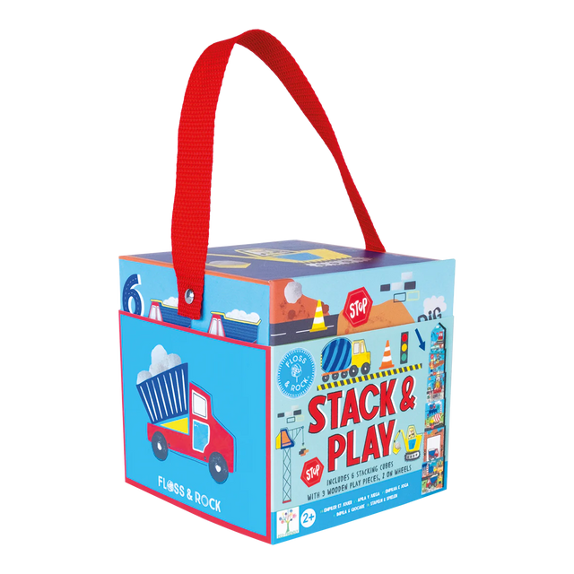 Construction Stack & Play Stacking Cube