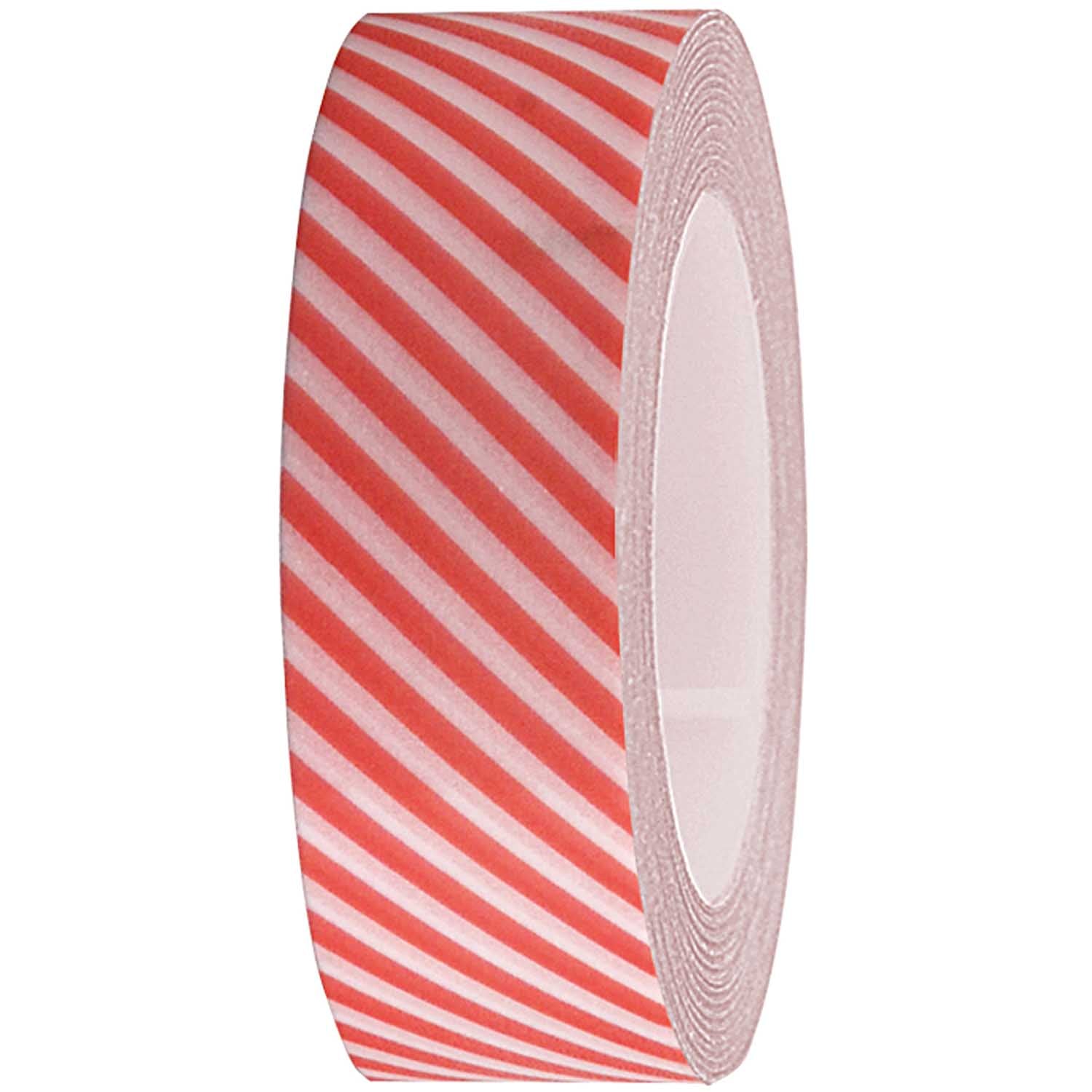 Candy Red Stripe Washi Tape