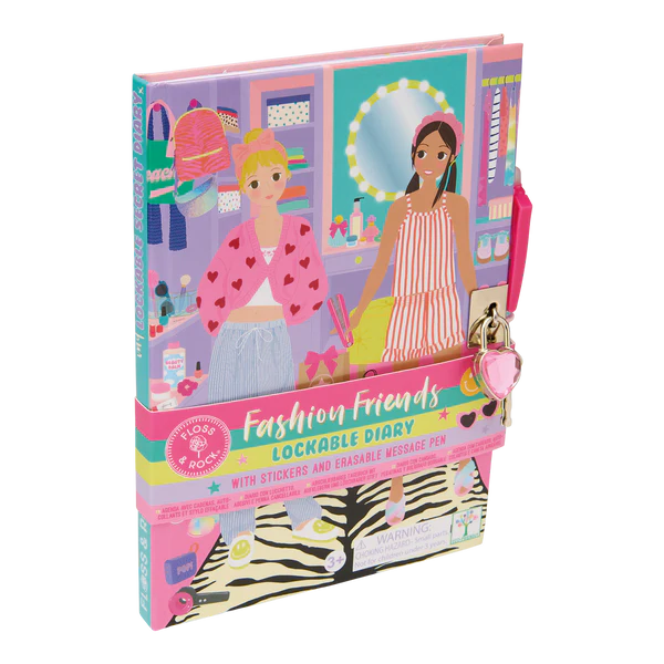Fashion Friends Lockable Diaries